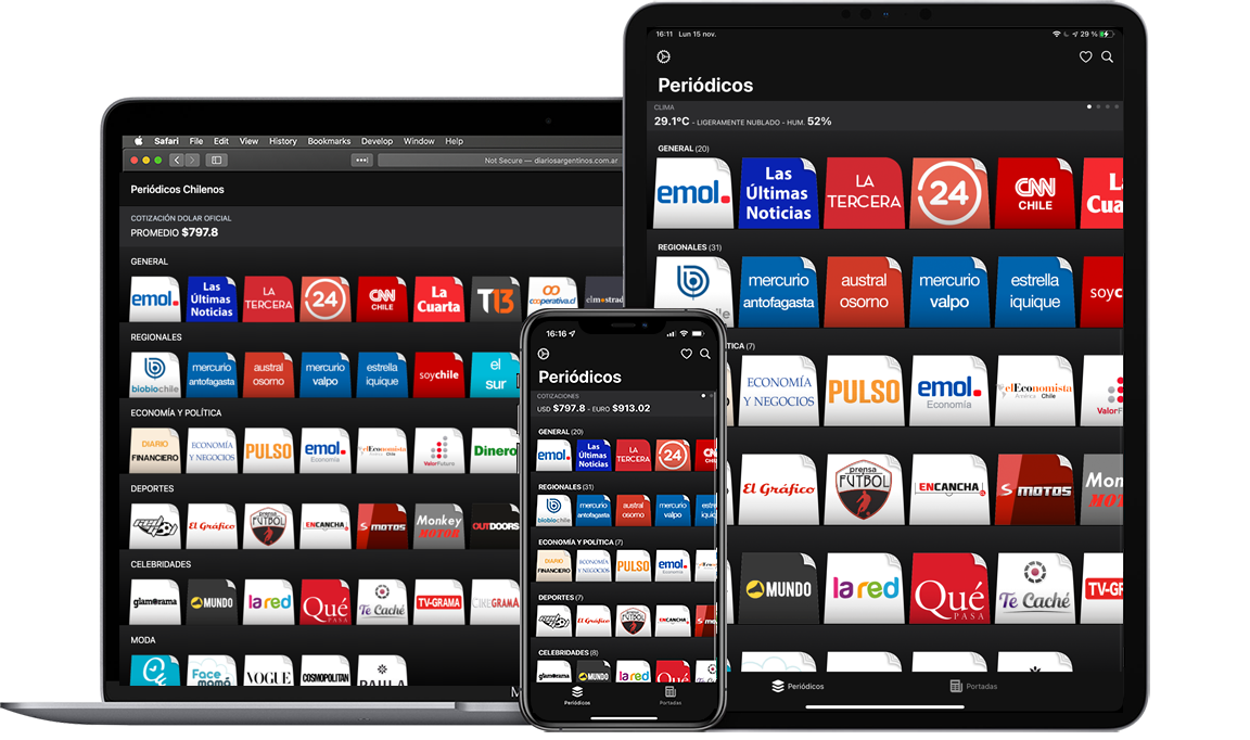 Desarrollada para iOS, Android y Windows